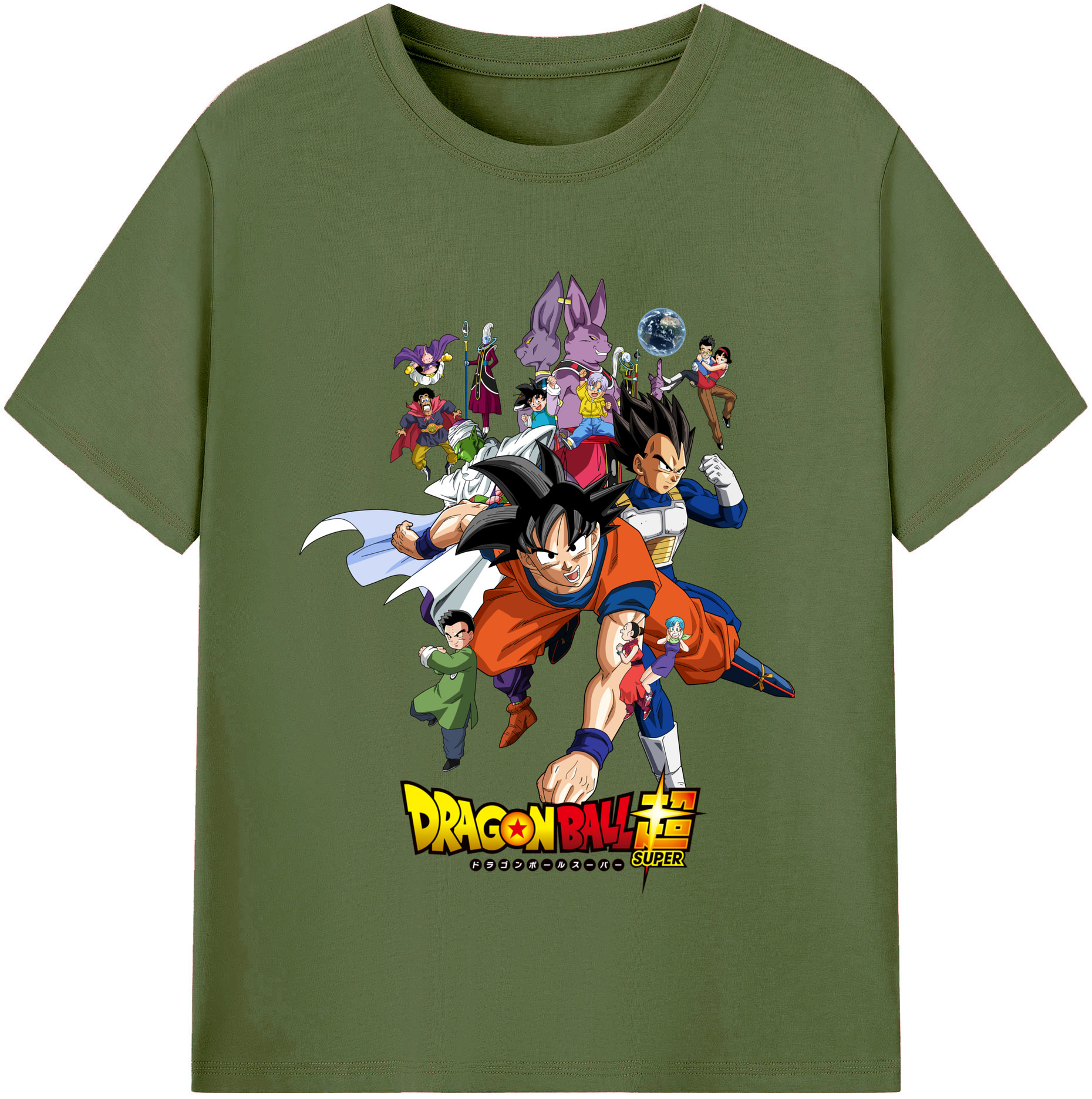 （画像用） ドラゴンボール DRAGON BALL 綿100％半袖Tシャツ（フロントプリント）